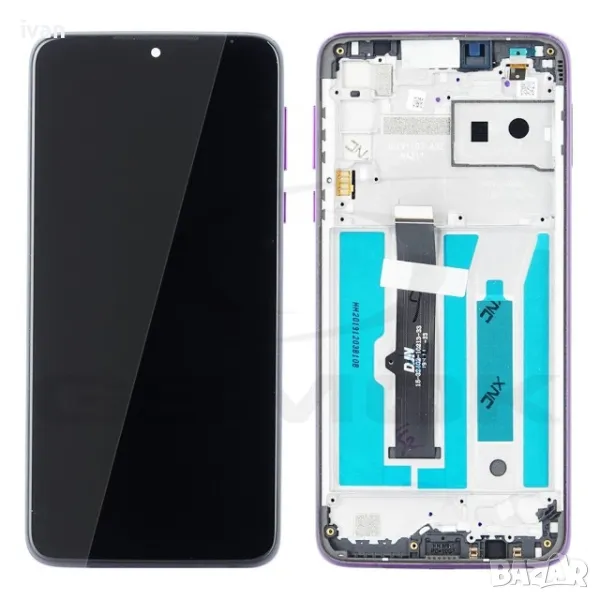 LCD дисплей с рамка за Motorola Moto One Xt2016, снимка 1