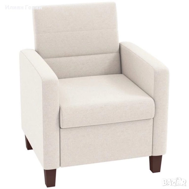 Тапициран фотьойл HOMCOM, снимка 1