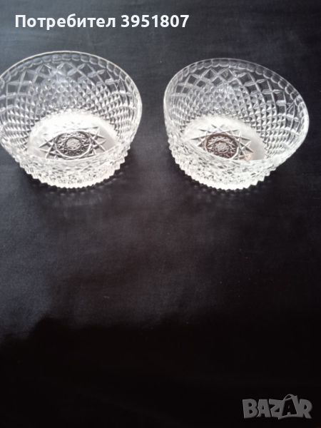 Кристнални купички за ядки , снимка 1