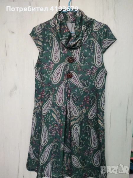 Туника в зелен цвят - 12 лв, снимка 1