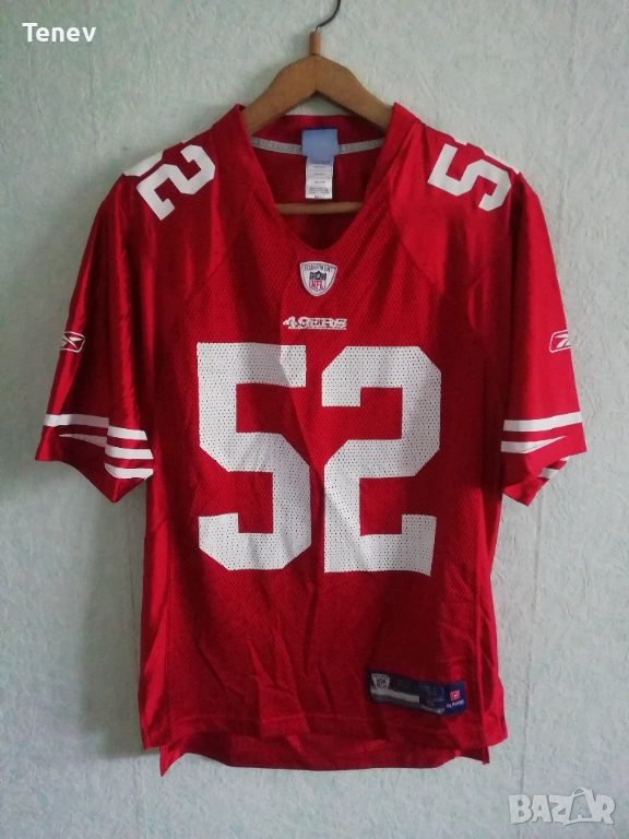 San Francisco 49ers #52 Willis Reebok NFL Jersey оригинална тениска фланелка Equipment , снимка 1