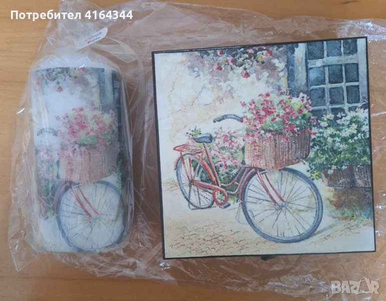 Кутия за бижута със свещ, снимка 1