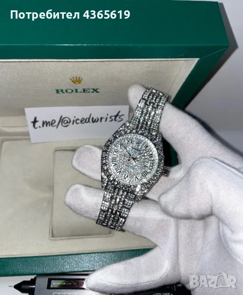 Rolex Datejust Iced Out Moissanite 40mm, снимка 1