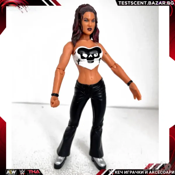 Екшън фигура WWF Lita Лита TTL WWE Jakks Titan Tron играчка WWF , снимка 1