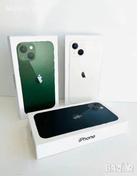 НОВ! iPhone 13 128GB Midnight / Starlight / Green Гаранция!, снимка 1