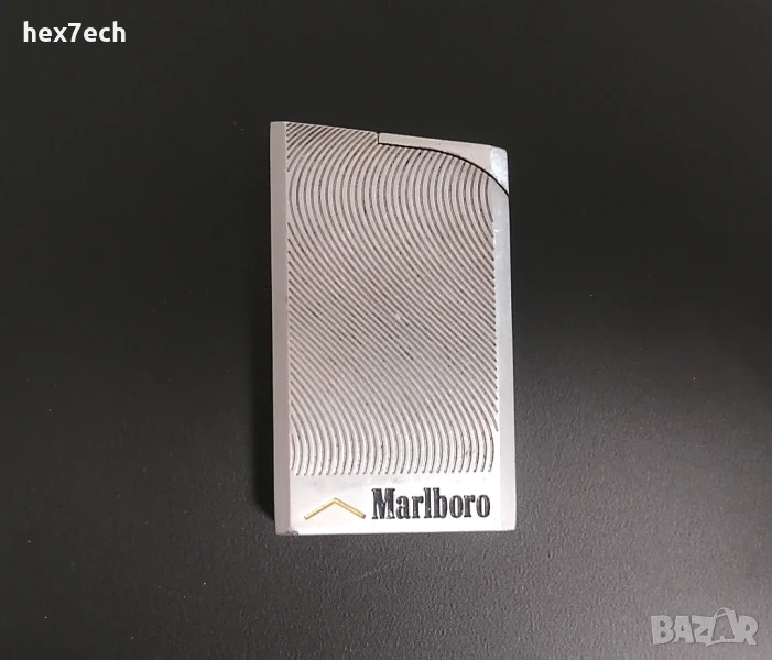 ❤️ ⭐ Метална Запалка Marlboro светло сива ⭐ ❤️, снимка 1