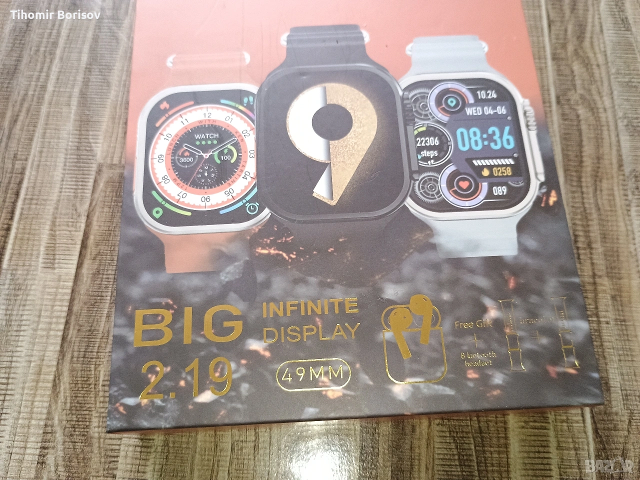 Смарт часовник с слушалки , снимка 1