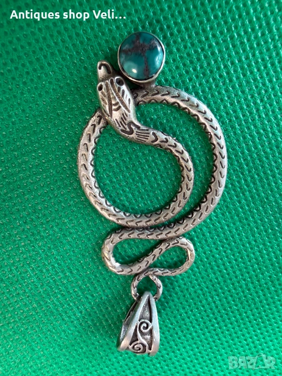 Сребърна висуклка №7747 , снимка 1