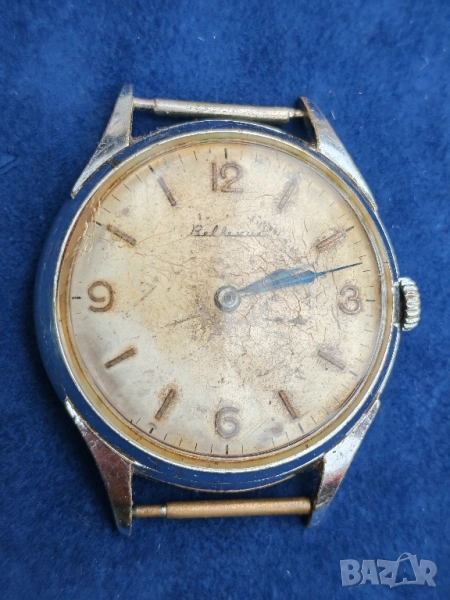 Винтидж механичен мъжки часовник Bellevue,Белвю, Швейцария. , снимка 1