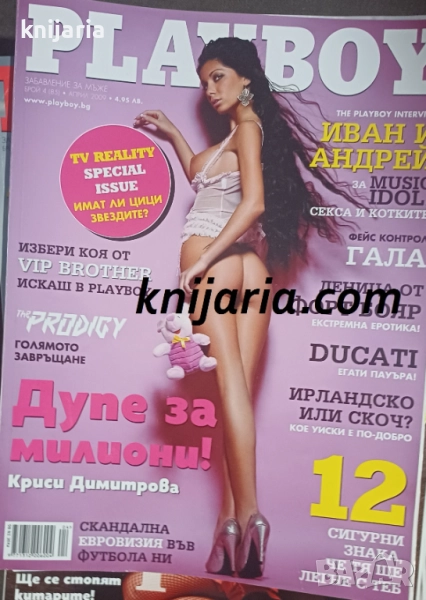 Списание Playboy Брой 85 април 2009, снимка 1