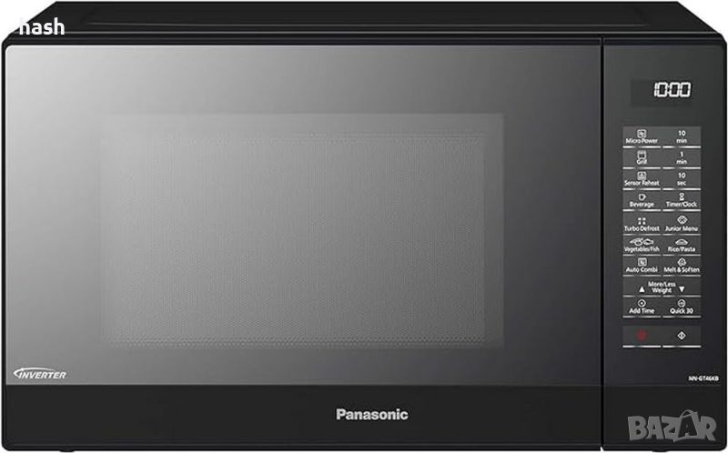 Микровълнова фурна Panasonic NN-GT46KBSUG, 31 л, 1000 W, Грил, Дигитална, Сензорен панел, Черен, снимка 1