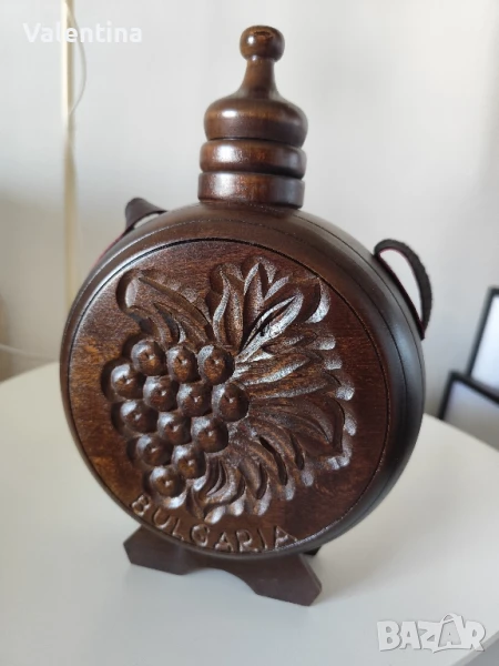 Дървена кумова бъклица , снимка 1