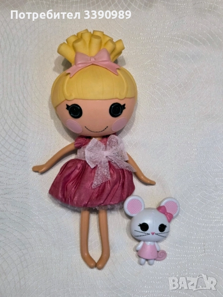 Голяма кукла Лалалупси Пепеляшка Lalaloopsy 35лв., снимка 1