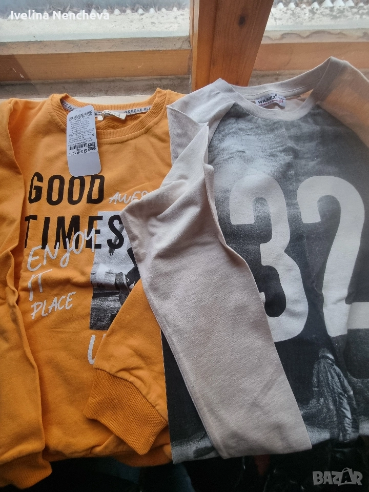 Две блузи Момче р-р 134, За 7 лв общо, снимка 1