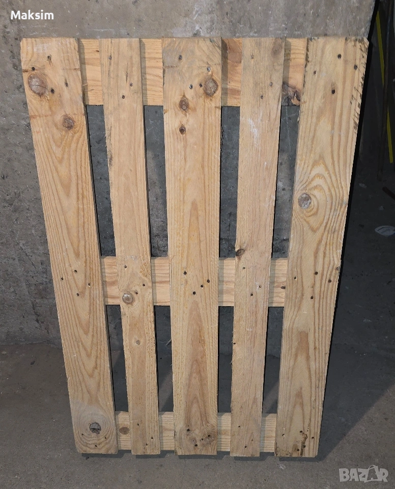 Дървени евро палети EPAL 4бр, снимка 1