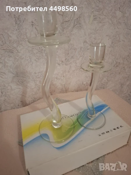 Ретро Сет Свещници, снимка 1