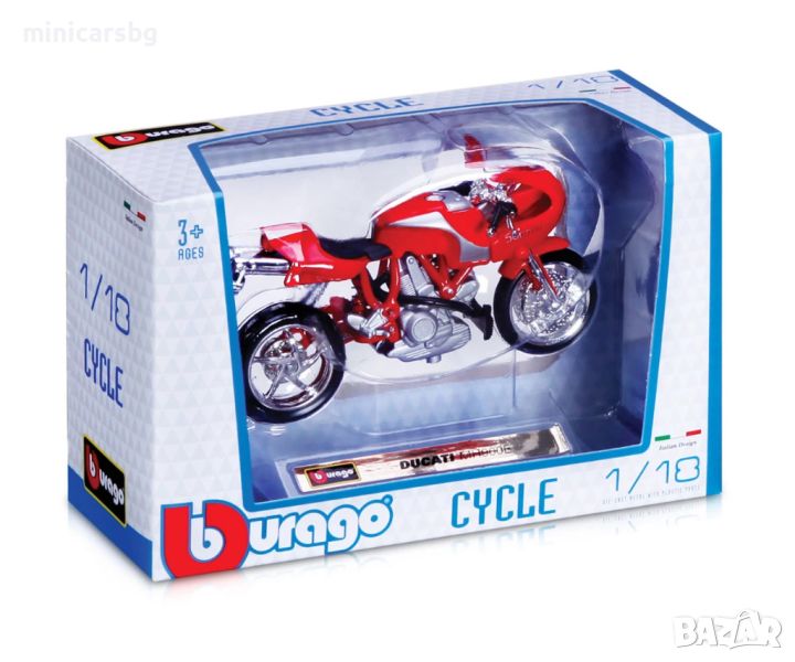 1:18 Метални мотори: Ducati MH900E, снимка 1
