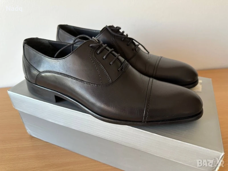 Мъжки кожени обувки Carducci – Чисто нови, естествена кожа, снимка 1
