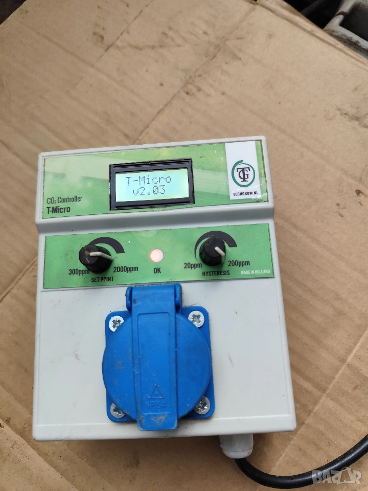 Професионален CO2 Контролер TechGrow T-Micro , снимка 1