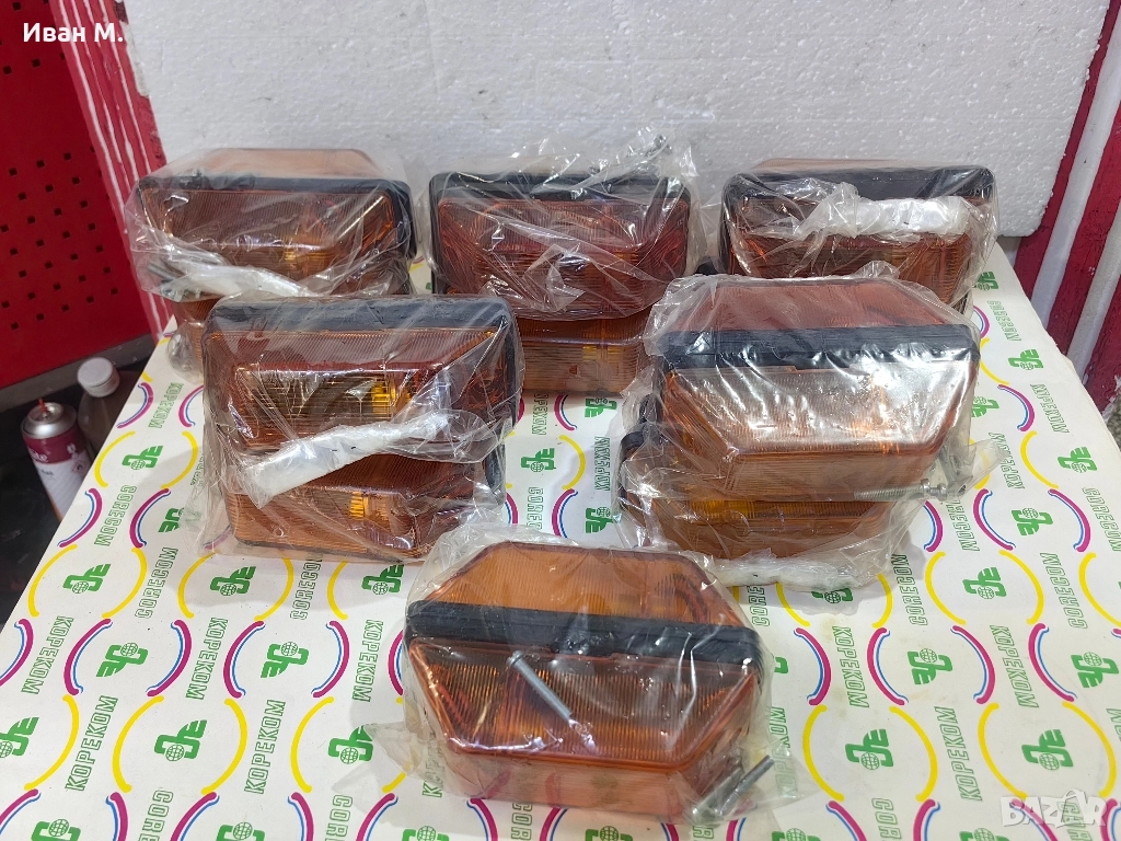 Оранжеви Мигачи Калник Бус Мерцедес Спринтер W901 W902 96-06, снимка 1