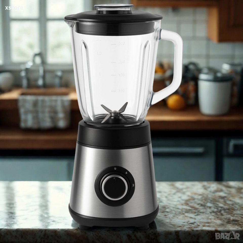 Блендер Muhler, 500W, 1.5 л, стъклена кана, снимка 1