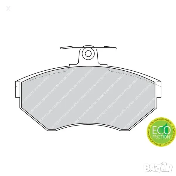 FERODO FSL1289 НАКЛАДКИ ПРЕДНИ AUDI A4 B5 / SEAT Cordoba / VW Passat B5  1994-2002  OE 8E0698151N, снимка 1