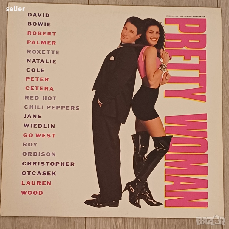 Плоча с музиката от филма Хубава жена Pretty Woman (Soundtrack) Издание 🇪🇺 EUROPE 1990г Състояние , снимка 1