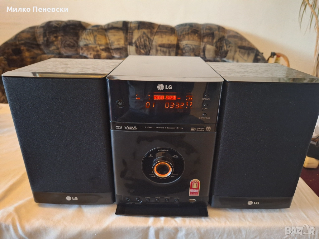 LG MICRO HI FI SYSTEM XA 63, снимка 1