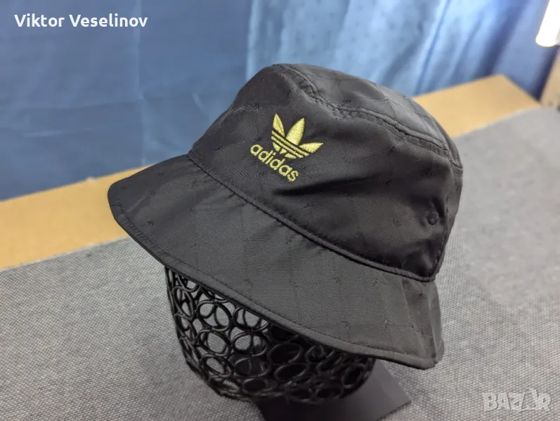 Adidas Trefoil Bucket Hat One Size Черна Шапка Идиотка, снимка 1