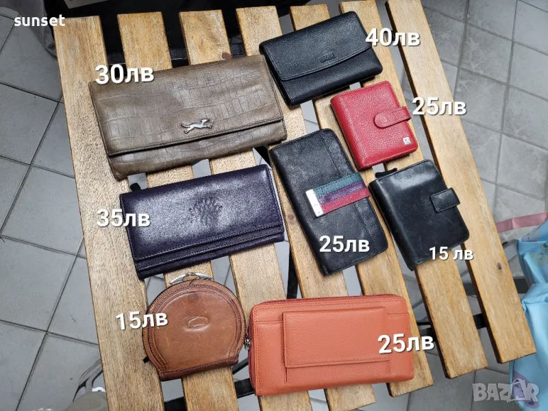 портфейли естествена кожа , дамски, снимка 1