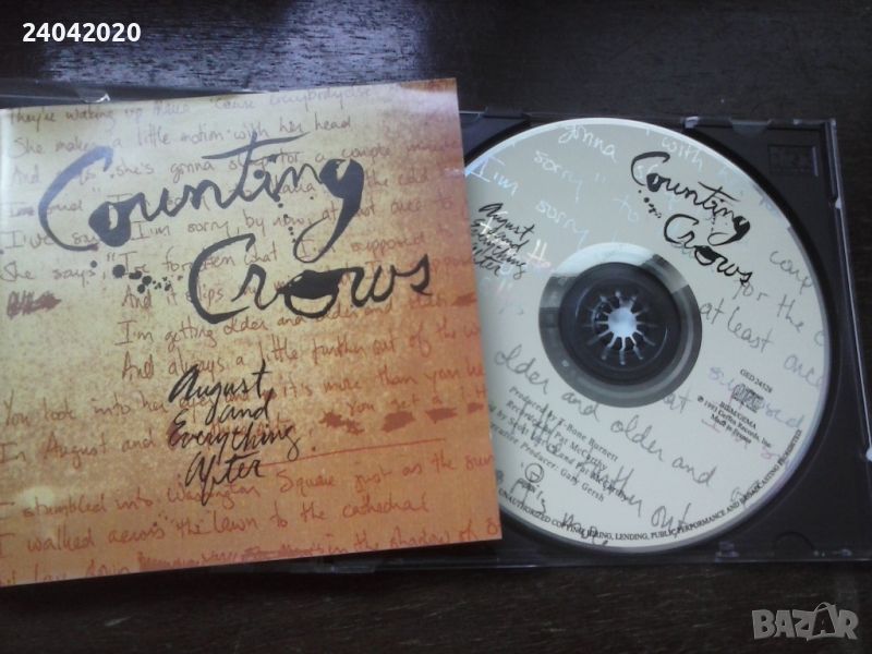 Counting Crows – August And Everything After оригинален диск, снимка 1