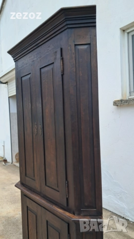 Ретро шкаф ъглов масив, снимка 9 - Шкафове - 51853901