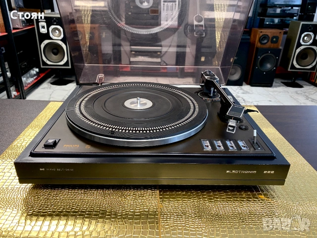 Vintage грамофон Philips, снимка 3 - Грамофони - 53034222