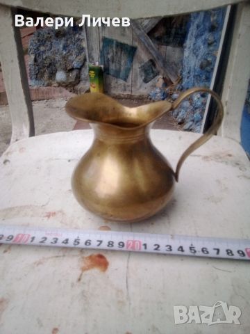 Месингова кана или ваза, снимка 1 - Вази - 46333619