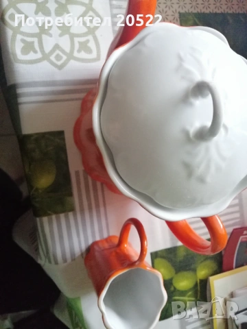Чайник и латиера , снимка 6 - Прибори за хранене, готвене и сервиране - 54020358