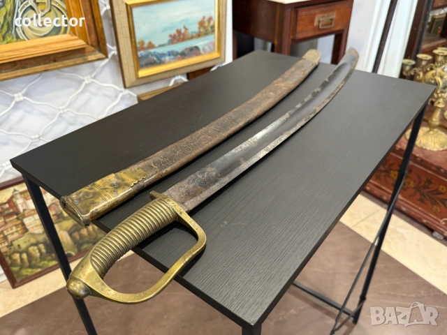 Френска пехотна сабя с кания. №7939, снимка 7 - Антикварни и старинни предмети - 53798168