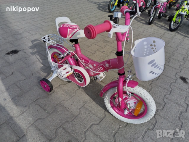 ZIZITO Велосипед 12" LARA розов, снимка 8 - Велосипеди - 53758951