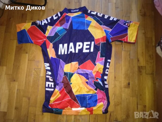 Mapei Global Cycling Gear колездачна тениска красива отлична размер ХХЛ, снимка 4 - Велосипеди - 45162087