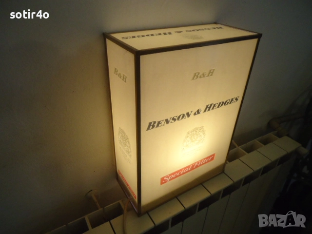 светеща реклама Benson Hedges, снимка 3 - Други ценни предмети - 51457513