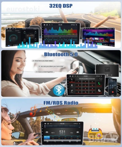 CAMECHO мултимедия за Fiat Ducato/Peugeot Boxer/Citroen Jumper, 2G + 64G, Android 13, екран 9 инча, снимка 2 - Аксесоари и консумативи - 51311705