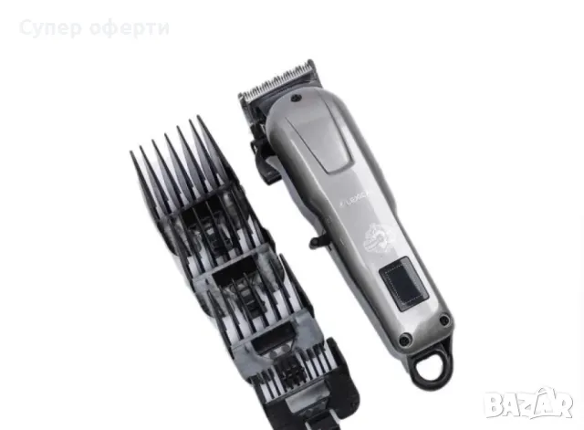 Марка: LEXICAL Цвят: Черен, бял Захранване: DC 5V, 2W Тип зареждане: USB Type-C Дисплей: LED Тип бат, снимка 6 - Машинки за подстригване - 49779527