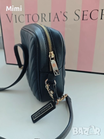 Victoria's Secret оригинална черна кросбоди чанта, снимка 5 - Чанти - 52654799