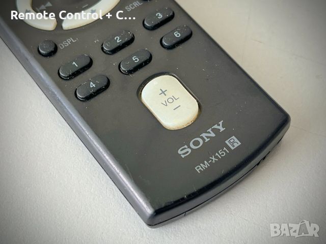 Дистанционно SONY RM-X151 за CAR AUDIO, снимка 1 - Ресийвъри, усилватели, смесителни пултове - 45711064