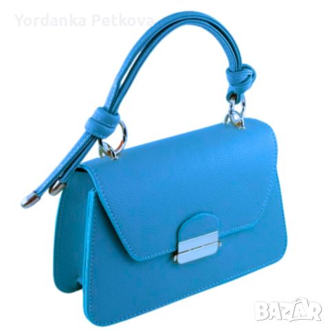 Елегантна фешън чанта с авнгардни дръжки в модерни цветове, снимка 2 - Чанти - 46439410