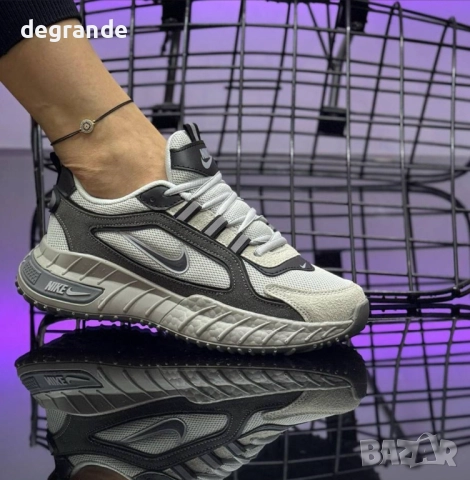 Маратонки Nike Just do it - Бяло и Сиво Налична номерация 36 37 38 39 40