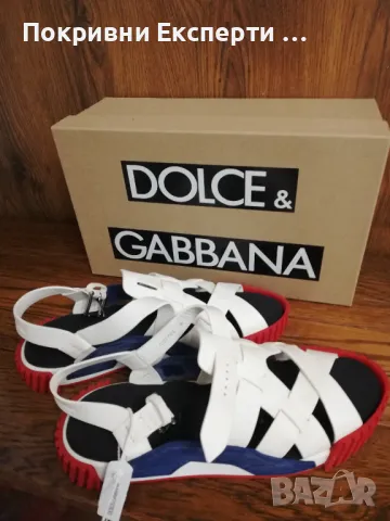 100% Оригинални! Dolce&Gabbana, снимка 13 - Мъжки сандали - 49030838