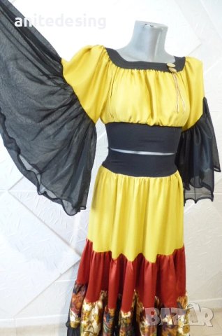 Детски костюм за ромски танци, снимка 3 - Детски рокли и поли - 51217913