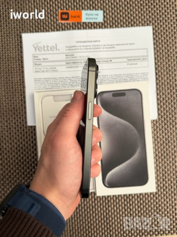 Гаранция❗️ 256gb❗️ iphone 15 PRO ❗️Лизинг от 20Е/мес ❗️ Black titanium, снимка 7 - Apple iPhone - 53443521