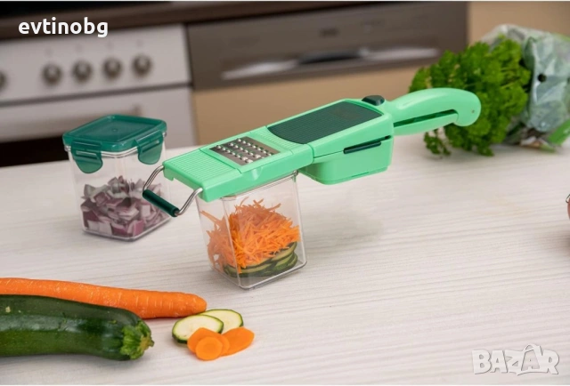 Професионално кухненско ренде 6в1, снимка 7 - Аксесоари за кухня - 53807092