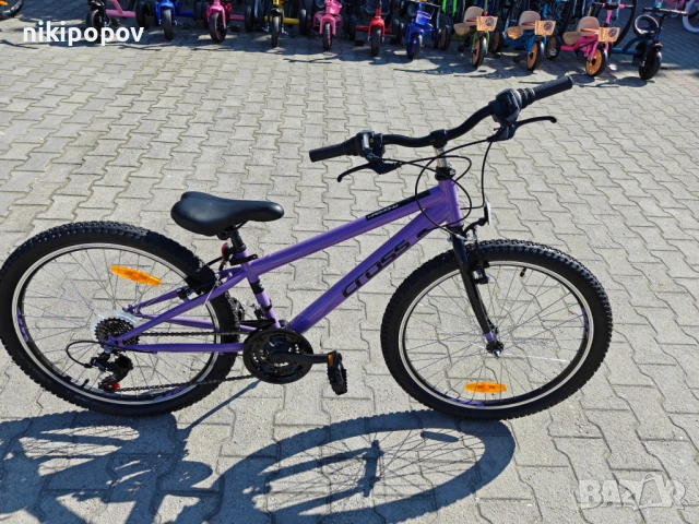 CROSS Велосипед 24" HARMONY лилав, снимка 3 - Велосипеди - 53830671